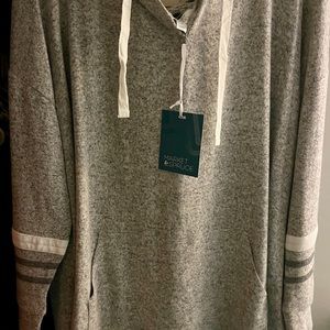 Hoodie with the tags still on